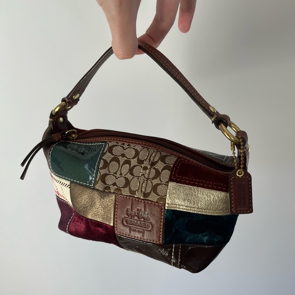 Vintage Mini top handle Coach patch purse - Picture 5 of 10